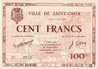 Frankreich 100 Francs Saint-Omer, UNZ- -