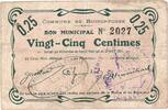 Frankreich 25 Centimes 1915-08-25, S, Pirot:02-1309 -