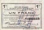 Frankreich 1 Franc 493119, S+, Pirot:02-2404 -
