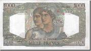 Frankreich 1000 Francs Geldschein, 1 000 F 1945-1950 ''Minerve et Hercule'' -