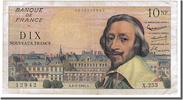 Frankreich 10 Nouveaux Francs 1963 Geldschein, 10 NF 1959-1963 Richelieu SS