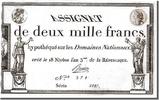 Frankreich 2000 Francs Geldschein, Busier, VZ, KM:A81, Lafaurie:176 -