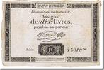 Frankreich 10 Livres Geldschein, Taisaud, SS, KM:A66b, Lafaurie:161.b -