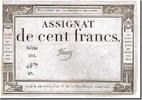 100 Francs 1795 Frankreich Geldschein, Vienoz, SS, KM:A78, Lafaurie:173 SS