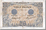 Frankreich 20 Francs Geldschein, 20 F 1874-1905 ''Noir'', 1904-12-31 -