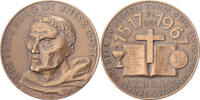 Österreich Medaille Les 95 Thèses de Martin Luther, 450 Ans, Bronze -