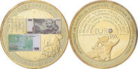 Österreich Medaille Europa, Devises Converties, Copper-Nickel Gilt, VZ -