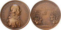 Frankreich Medaille Cardinal Mazarin, Bataille de Casale, Bronze, Restrike -