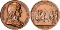 Frankreich Medaille Bonaparte en Egypte, Bronze, Bovy, Restrike, UNZ -
