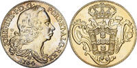 Portugal Medaille Reproduction 6400 Reis, José I, Vermeil, UNZ -
