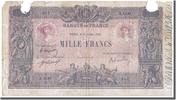 Frankreich 1000 Francs Geldschein, 1 000 F 1889-1926 ''Bleu et Rose'' -