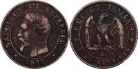 Frankreich 2 Centimes Napoleon III, Paris, Bronze, S, Gadoury:103 -