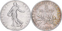 Frankreich 2 Francs Semeuse, Paris, Silber, S+, Gadoury:532, KM:845.1 -