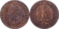 Frankreich 2 Centimes Bordeaux, Bronze, S+, KM:796.6 -