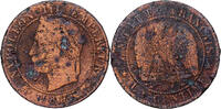 Frankreich Centime Napoleon III, Napoléon III, Strasbourg, Bronze, SGE+ -