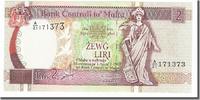 Malta 2 Liri Geldschein, UNZ -