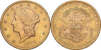Vereinigte Staaten $20, Double Eagle 1900 Philadelphia Liberty Head, Philadelphia, Gold SS+