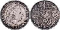 Niederlande 2-1/2 Gulden 1961 Not Applicable Juliana, Silber, S+, KM:185 S+ 29,95 EUR  zzgl. 4,95 EUR Versand