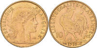 Frankreich 10 Francs Marianne, Paris, Gold, VZ, KM:846 -