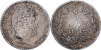 Frankreich 5 Francs Louis-Philippe, Strasbourg, Silber, S, KM:744.1 -