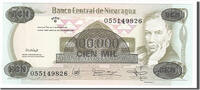 Nicaragua 100,000 Córdobas on 500 Córdobas Geldschein, UNZ -