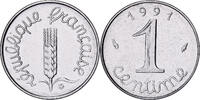 Frankreich 1 Centime 1991 Épi, MDP, Stahl, STGL, Gadoury:191c
