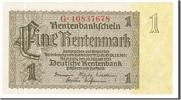 Deutschland 1 Rentenmark Geldschein, 1937-01-30, UNZ -