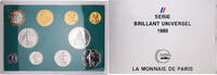 Frankreich Coffret 1 c. à 100 frs. 1988 MDP MDP, Série BU, STGL