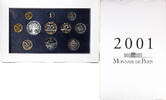 Frankreich Coffret 1 c. à 100 frs. 2001 MDP MDP, PP, STGL