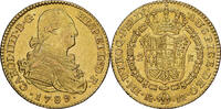 Spanien 2 Escudos 1789 Madrid Charles IV, Madrid, Gold, SS+, KM:435.1