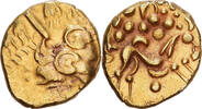 Stater 80-50 v. Chr Amiens Gaul, Ambiani, Amiens, Gold, SS+, Delestrée:161