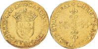Frankreich Écu dor au soleil, 1er type 1565 Rennes Charles IX, Rennes, Gold, SS+