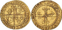 Frankreich Ecu dor au soleil du Dauphiné 1519-1522 Cremieu François Ier, Cremieu SS