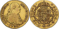 Spanien Escudo 1791 Madrid Charles IV, Madrid, Gold, S+, KM:434