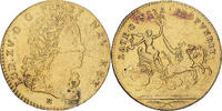 Frankreich betaalpenning Louis XV, Messing, S+ -