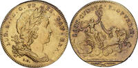 Frankreich betaalpenning Louis XV, Messing, SS+ -