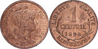 Frankreich 1 Centime Daniel-Dupuis, MDP, Bronze, VZ, Gadoury:90 -