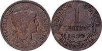 Frankreich 1 Centime Daniel-Dupuis, MDP, Bronze, SS+, Gadoury:90 -