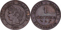 Frankreich 1 Centime Cérès, Paris, Bronze, SS, Gadoury:88 -