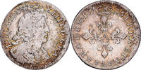 Frankreich 4 Sols des Traitants Louis XIV, Paris, Silber, SS -