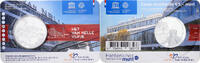 Niederlande 5 Euro Van Nelle Fabriek, Royal Dutch Mint, Silver Plated -