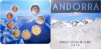 Andorra Set 1 ct. - 2 Euro Madrid, STGL -