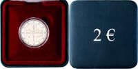 Belgien 2 Euro 150 ans de la Croix Rouge, BU, Royal Belgium Mint -