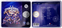 Frankreich 10 Euro France, Champions du monde FIFA, MDP, Silber, STGL -