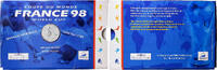 Frankreich 1 Franc Coupe du Monde 1998, Paris, Silber, STGL -