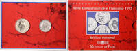 Frankreich 2 Frs. + 100 Frs. Série Commémorative Française, MDP, STGL -
