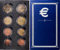 Portugal Set 1 ct. - 2 Euro Années mélangées, Lisbon, STGL -