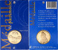 Frankreich Medaille Louis XIV, Gold plated, STGL -
