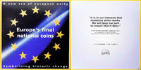 Zone euro Set Europe's final national coins, SS -
