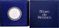 Frankreich 20 Euro Parlement de Bretagne, Silber, UNZ -